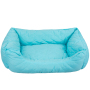 Manufacturer wholesale plain cotton stuffed pink blue dog warm soft bed
