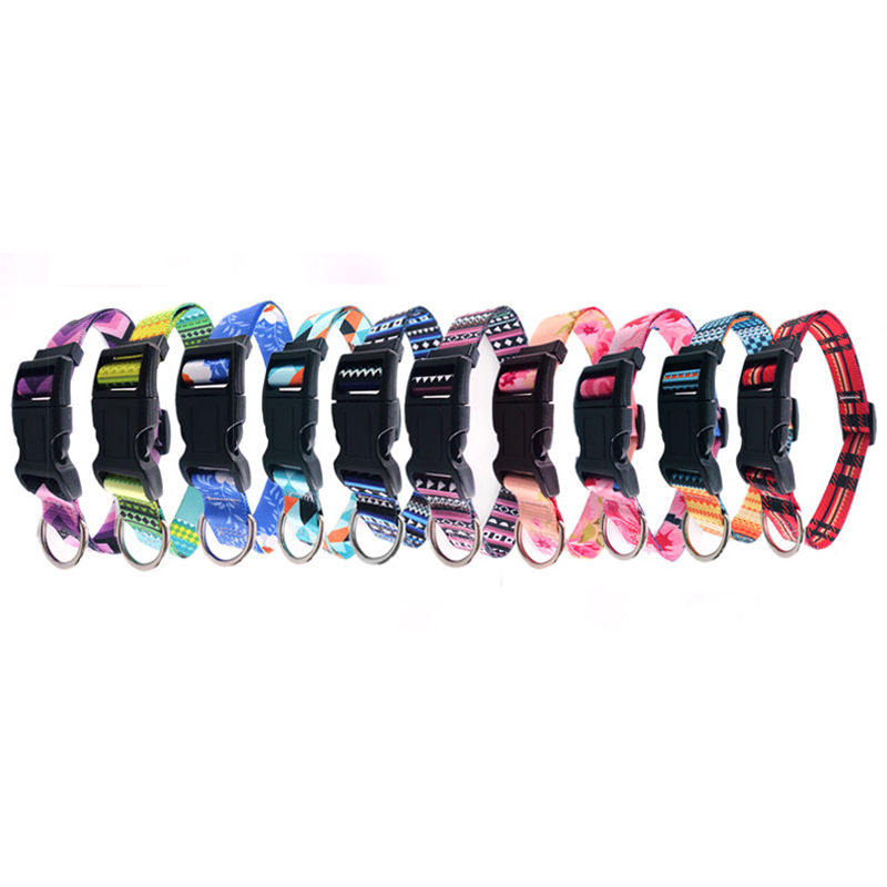 Manufacturer wholesale bohemian folk style adjustable dog collar multi-pattern
