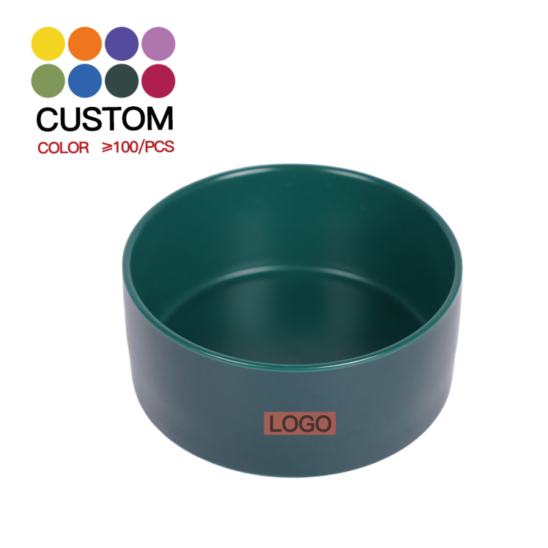 Wholesale Custom Logo Ceramic Cat Dog Pet Bowls