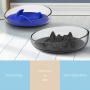 Manufacturer wholesale plastic tpr silicone removable dog slow feeder tilt bowl