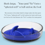 Manufacturer wholesale plastic tpr silicone removable dog slow feeder tilt bowl