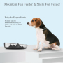 Manufacturer wholesale plastic tpr silicone removable dog slow feeder tilt bowl