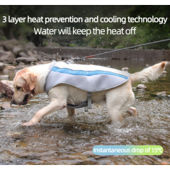 Wholesale Reflective Stripe Breathable Large Dog Cooling Clothes
