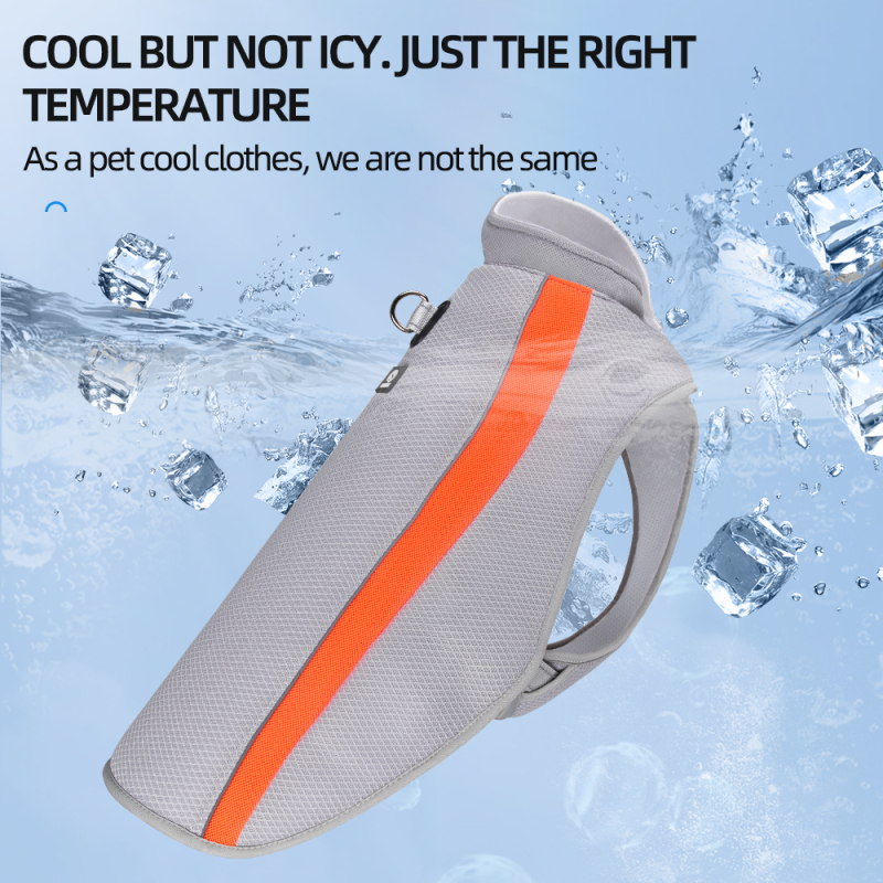 Wholesale Reflective Stripe Breathable Large Dog Cooling Clothes