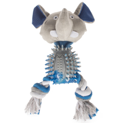 wholesale manufacturer chew indestructible plush rope tpr set pet dog toys