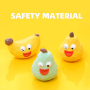 Manufacturer Wholesale Cute Fruit Design Squeaky Chew Dog Latex Toy