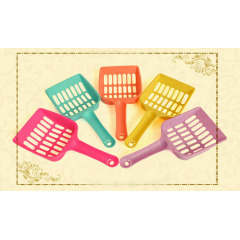 Manufacturer wholesale plastic safe non-toxic cat litter shovel scoop