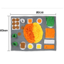 Manufacturer wholesale feeding washable portable orange pet dog snuffle mat non slip