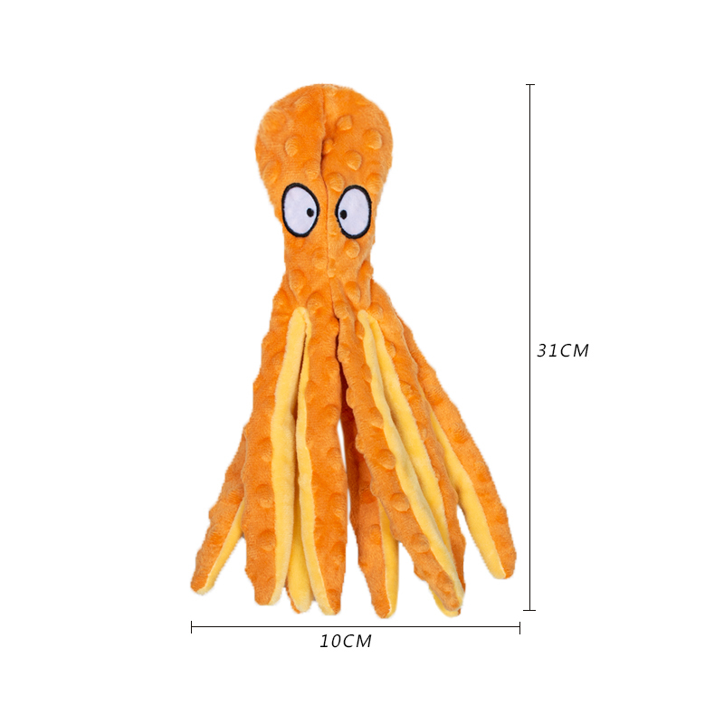 Manufacturer wholesale pink green blue orange dog octopus plush toys