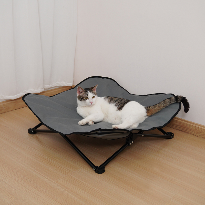 Manufacturer wholesale outdoor foldable elevate raised cat dog chair bed