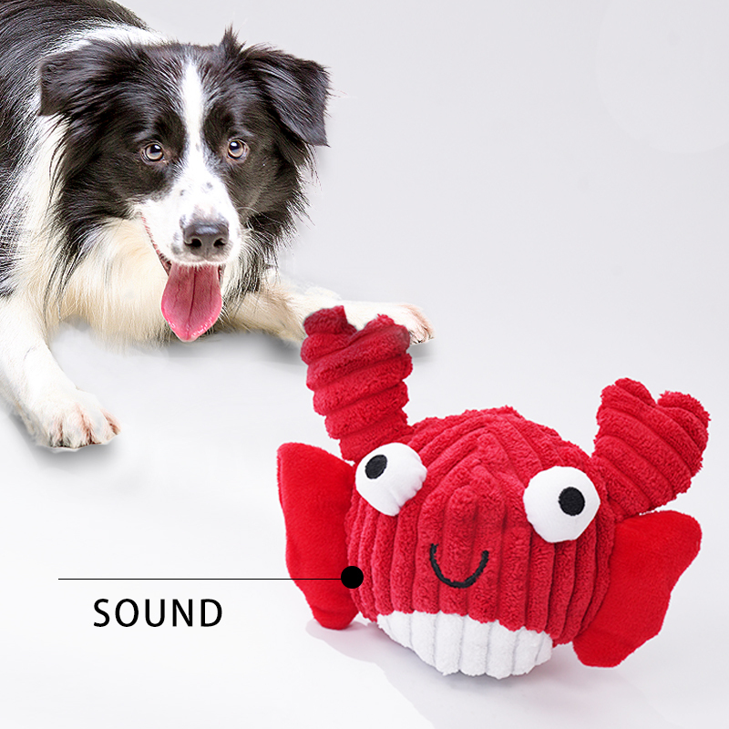 Wholesale Custom Logo Red Yellow Blue Dog Plush Toys