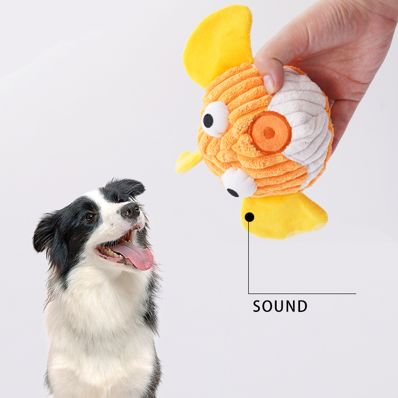Wholesale Custom Logo Red Yellow Blue Dog Plush Toys