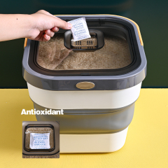 Manufacturer wholesale luxury foldable portable dog pet food storage container