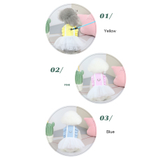 Manufacturer wholesale summer blue yellow pink dog dress