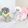 Manufacturer wholesale summer blue yellow pink dog dress