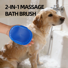 Wholesale TPR Remove Hair Cat Pet Dog Bath Brush