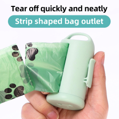 Wholesale Outdoor Hang Portable Green Dog Poop Bag Holder