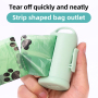 Wholesale Outdoor Hang Portable Green Dog Poop Bag Holder