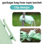 Wholesale Outdoor Hang Portable Green Dog Poop Bag Holder