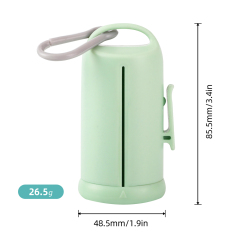 Wholesale Outdoor Hang Portable Green Dog Poop Bag Holder