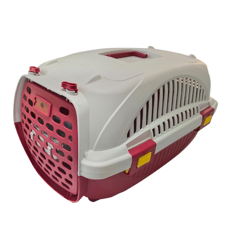 Wholesale Portable Breathable Plastic Cage Pet Dog Cat Travel Carrier
