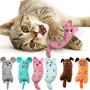 Manufacturer wholesale cute design cat plush toys with catnip