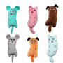 Manufacturer wholesale cute design cat plush toys with catnip