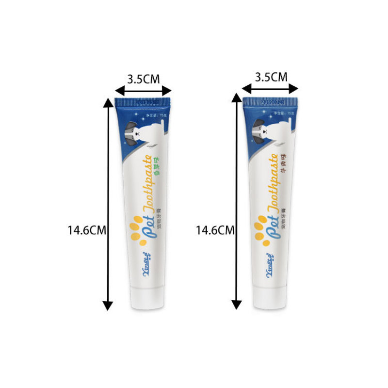 Manufacturer wholesale healthy beef flavor vanilla dog toothpaste