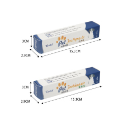 Manufacturer wholesale healthy beef flavor vanilla dog toothpaste