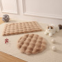 Wholesale Custom Logo Pet Product Warm Plush Thick Cat Dog Mat