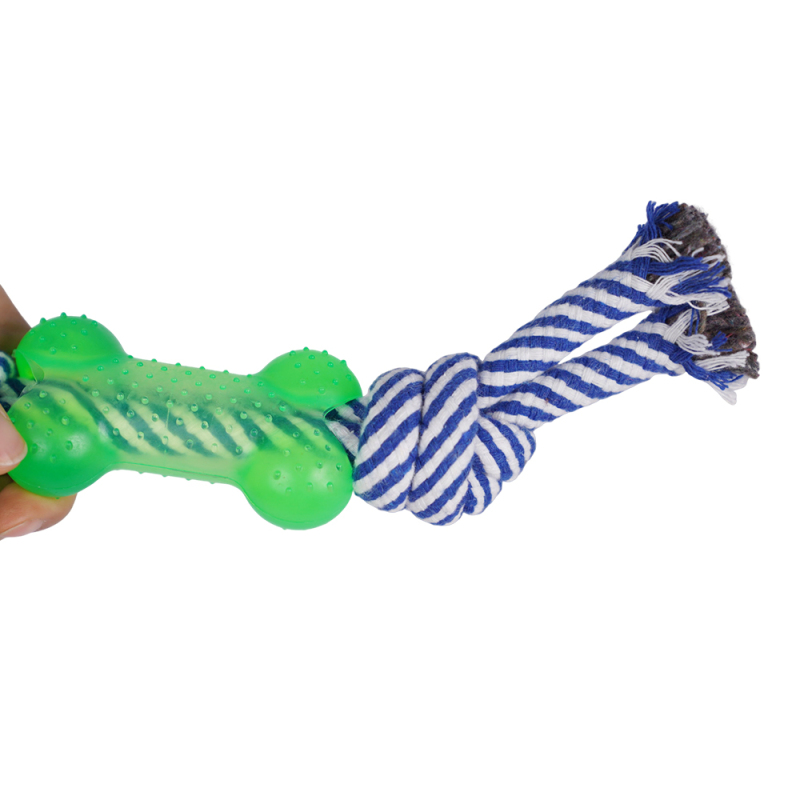 Wholesale Custom Logo Chew Rope TPR Dog Toy Pet Products