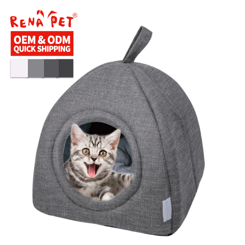 Manufacturer Wholesale Custom Logo Warm Pet Product Small Dog Cat House Indoor