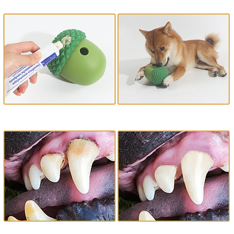 Manufacturer wholesale chew clean teeth silicone dog feeder toys