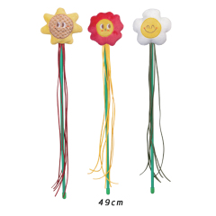 Manufacturer wholesale sun flower design cute cat teasing toys