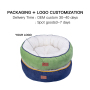 Manufacturer Wholesale Custom logo Plush Pet Beds Accessories Novelty Design