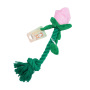 Manufacturer Wholesale Custom Logo Chew Flower Design Dog Plush Rope Toys