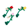 Manufacturer Wholesale Custom Logo Chew Flower Design Dog Plush Rope Toys