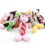 wholesale cute rabbit bear plush chew squeaky christmas pet dog toys