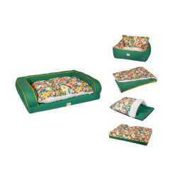 Manufacturer wholesale custom logo memory foam pet product dog sofa bed