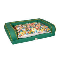 Manufacturer wholesale custom logo memory foam pet product dog sofa bed