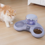 Wholesale Plastic Pet Feeder Cat Dog Food Bowl and Water Dispenser