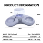 Wholesale Plastic Pet Feeder Cat Dog Food Bowl and Water Dispenser