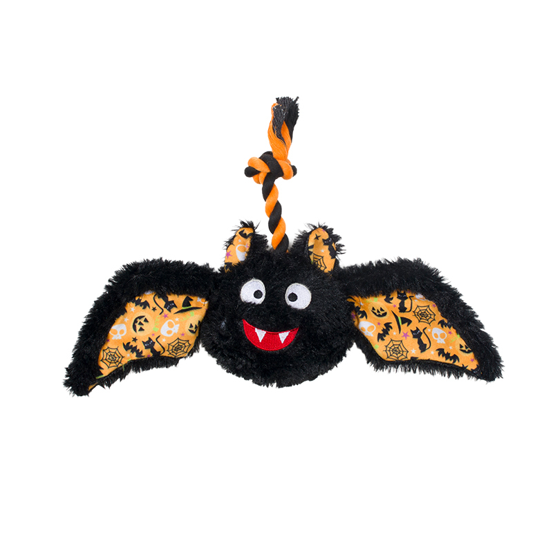 Manufacturer wholesale dog plush rope toys halloween design