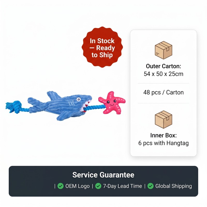 Wholesale Custom logo Durable Chew Pet Product Plush Rope Dog Toys Luxury