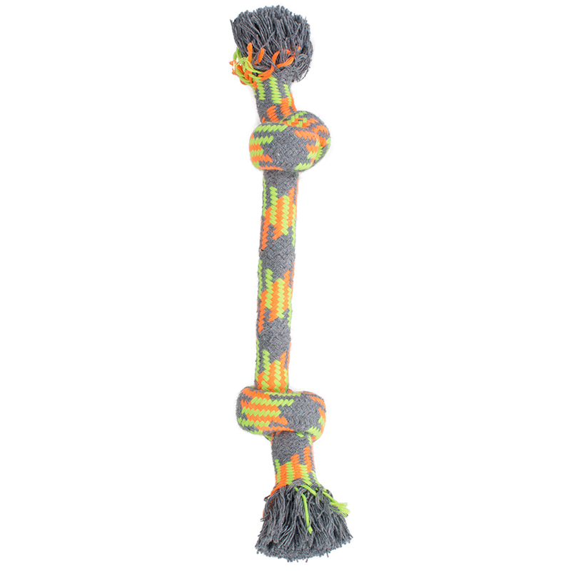 Manufacturer wholesale color interlaced free sample pet dog toy rope