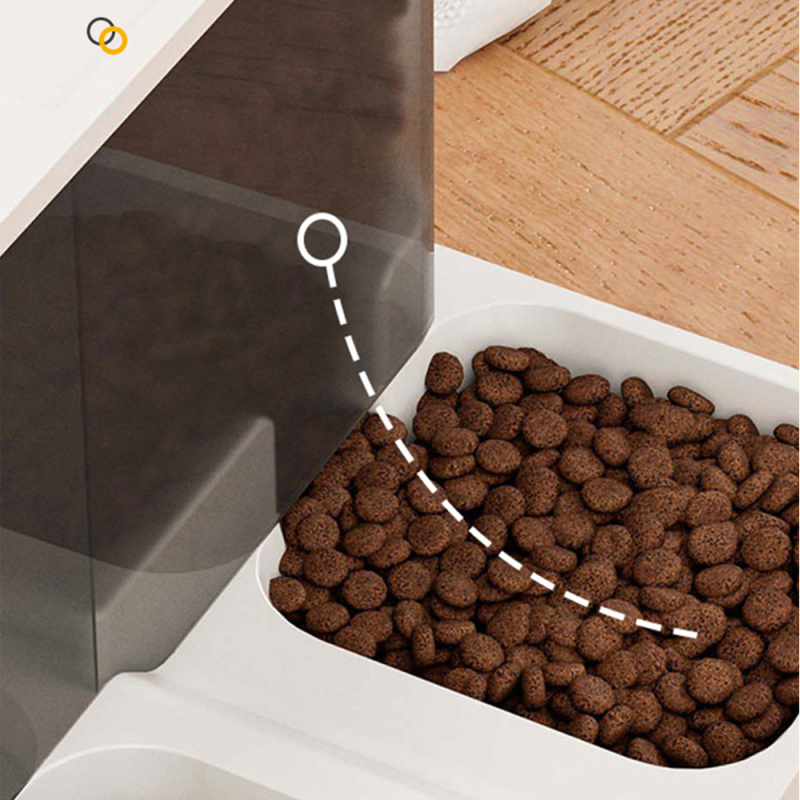 Wholesale Automatic Food Dispenser With Cat Dog Water Fountain