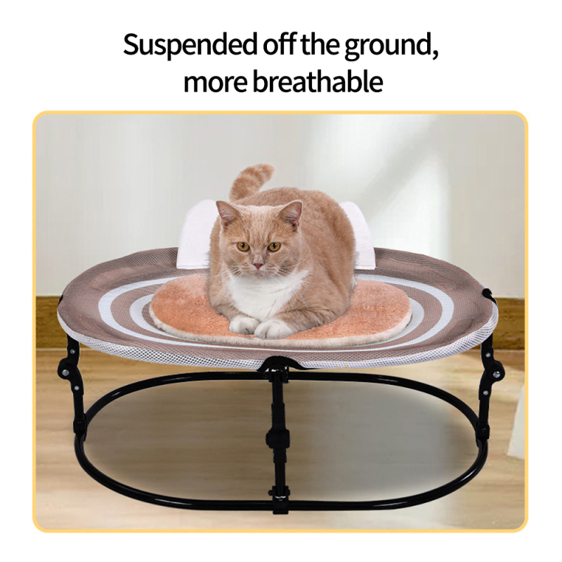 Wholesale Moisture-proof Breathable Adjustable Cat Bed Elevated