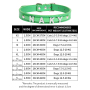 Wholesale DIY Adjustable PU Leather Dog Collar with Shinning  Letter