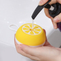 Manufacturer wholesale fruit pattern three heads available cat pet dog bath brush