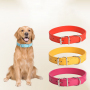 Wholesale Adjustable Multi-colors Dog PU Leather Collar